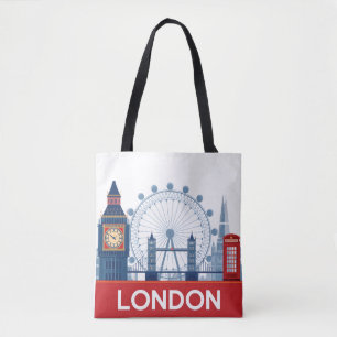 Bolso De Tela Londres