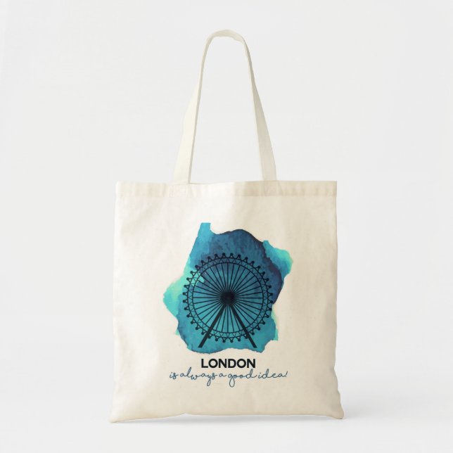 Bolso De Tela ¡Londres es siempre una buena idea! (Frente)