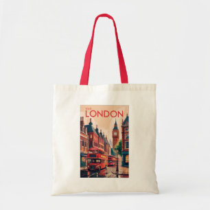 Bolso De Tela Londres Inglaterra Viaje de arte