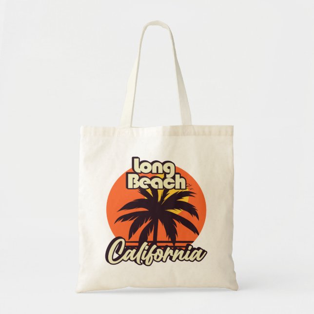 Bolso De Tela Long Beach California (Frente)