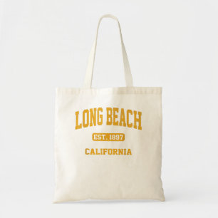 Bolso De Tela Long Beach California CA Vintage State Athletic St