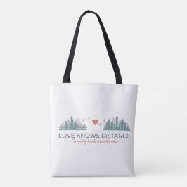 Bolso De Tela Long Distance Relationship Gift for couples 