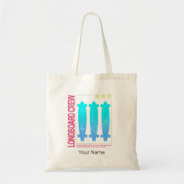 Bolso De Tela Longboard Retro Skateboard Vintage Skater Design