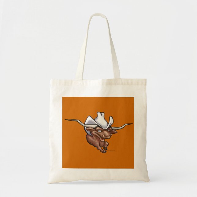 Bolso De Tela Longhorn (Frente)