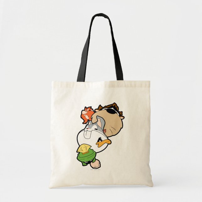 Bolso De Tela LOONEY TUNES™ Cabezas grandes estilizadas (Frente)