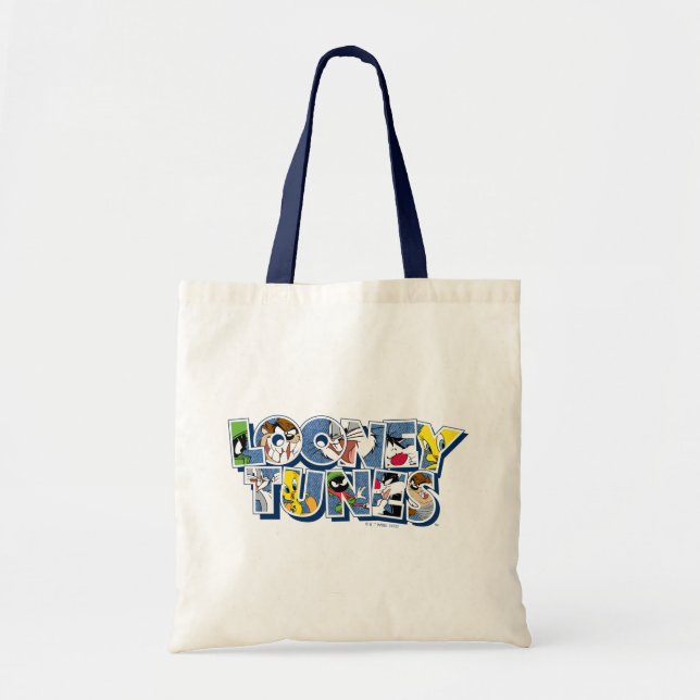 Bolso De Tela LOONEY TUNES™ Characters in Lettering (Frente)