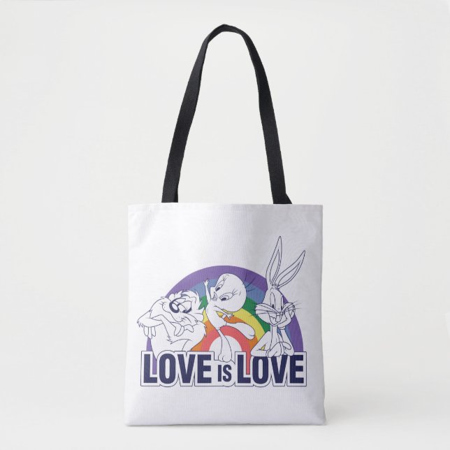 Bolso De Tela LOONEY TUNES™ - El amor es amor (Anverso)