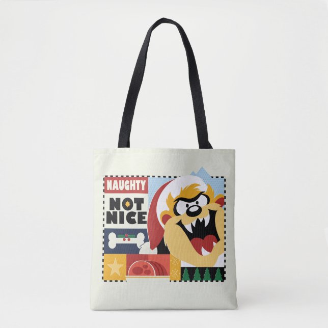 Bolso De Tela LOONEY TUNES™ TAZ™ Naughty Not Nice (Anverso)