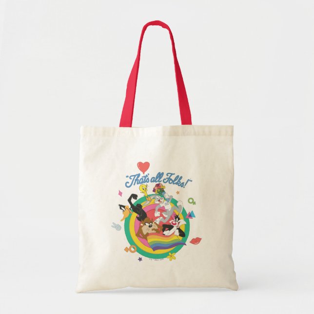 Bolso De Tela LOONEY TUNES™ - ¡Todos son amigos! Pride Bullseye (Frente)