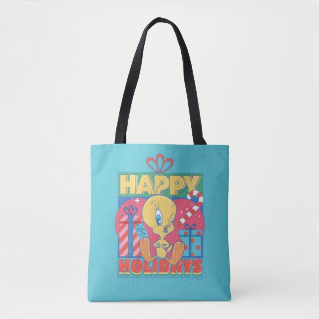 Bolso De Tela LOONEY TUNES™ | TWEET™ Felices Fiestas (Anverso)