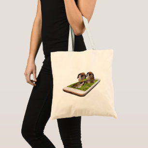 Bolso De Tela Lop Earl Bunny Rabbit Family Tech Swavy,