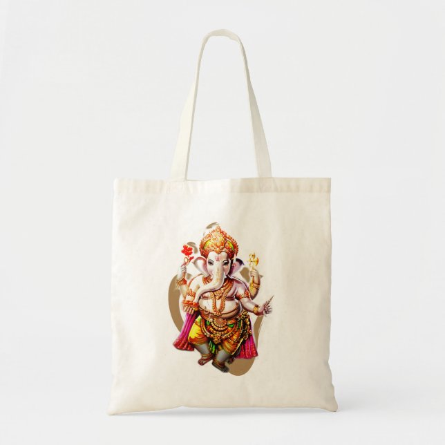Bolso De Tela Lord Ganesh, Ganesha, Ganapati Ganpati Shri Ganesh (Frente)