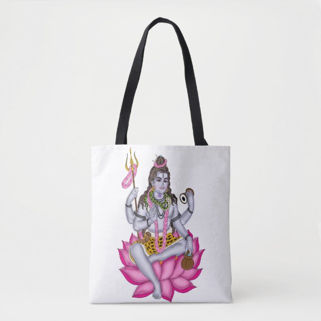 Bolso De Tela Lord Shiva  (Anverso)