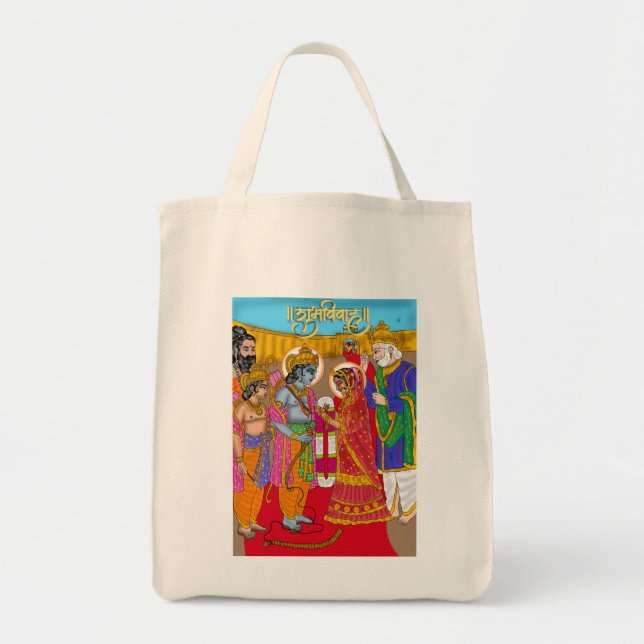 Bolso De Tela Lord Sita Ram Phone Cover (Frente)