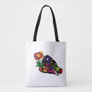 Bolso De Tela Loricito Arcoíris