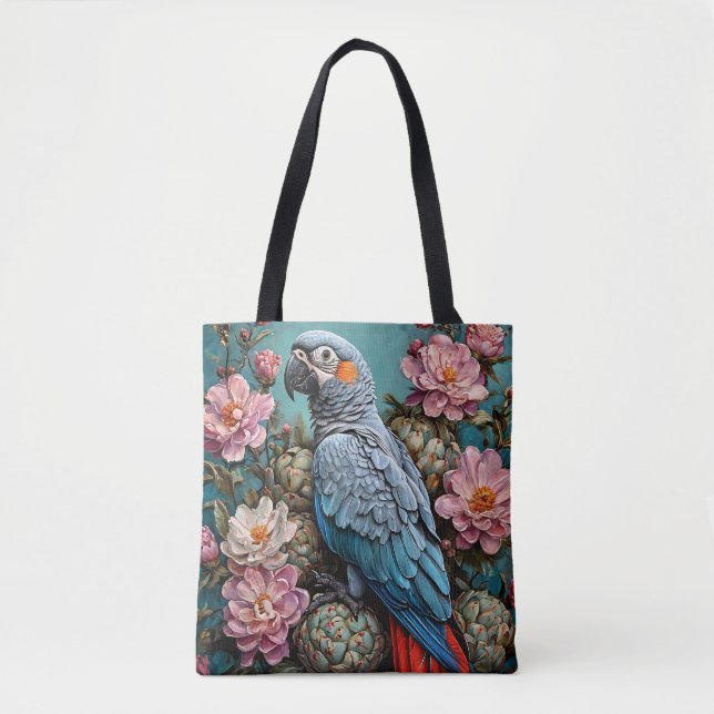 Bolso De Tela Loro cacatúa (Anverso)