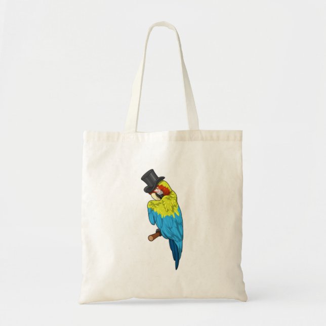 Bolso De Tela Loro con cilinder (Frente)