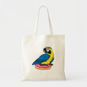 Bolso De Tela Loro con donut