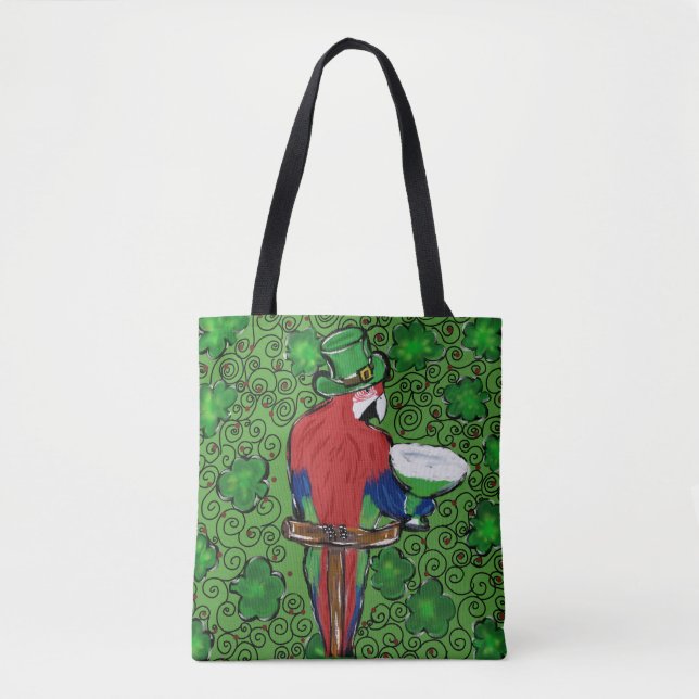 Bolso De Tela Loro de Santa Patty (Anverso)
