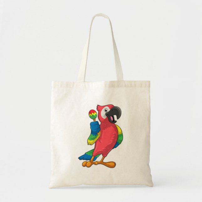Bolso De Tela Loro en la música de Maracas (Frente)