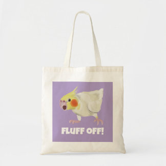 Bolso De Tela Loro loro Lutino enojado divertido sacúdete mascot