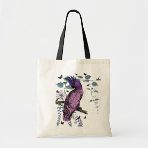 Bolso De Tela Loro rosa