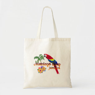 Bolso De Tela Loro tropical de Montego Bay Jamaica