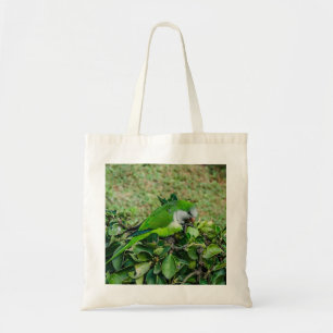 Bolso De Tela Loro verde