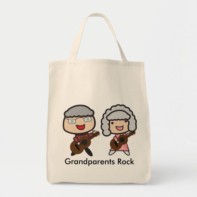Bolso De Tela Los abuelos rocían la personalidad (Frente)