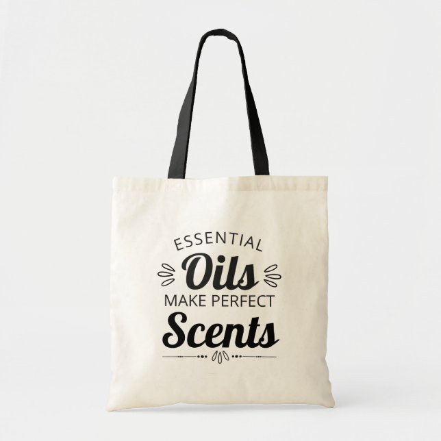 Bolso De Tela Los Aceites Esenciales Hacen Perfecto Scents Tote  (Frente)