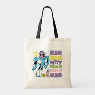 Bolso De Tela ¡Los adolescentes se van!   Cyborg Burger Rap
