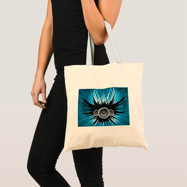 Bolso De Tela Los altavoces de rock tote bag (Subido por el creador)