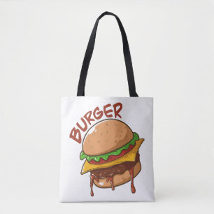 Bolso De Tela Los amantes de la hamburguesa