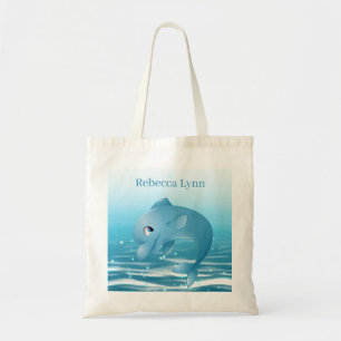 Bolso De Tela los amantes de los delfines de playa lindos añaden