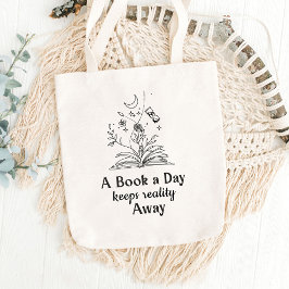 Bolso De Tela Los amantes del libro tienen un libro al día...