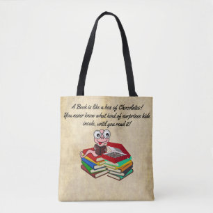 Bolso De Tela Los amantes del libro Tote Bag son divertidos y li
