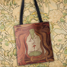 Bolso De Tela Los Amantes - Estilo Art Nouveau
