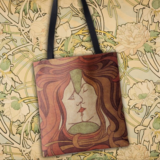Bolso De Tela Los Amantes - Estilo Art Nouveau (Subido por el creador)