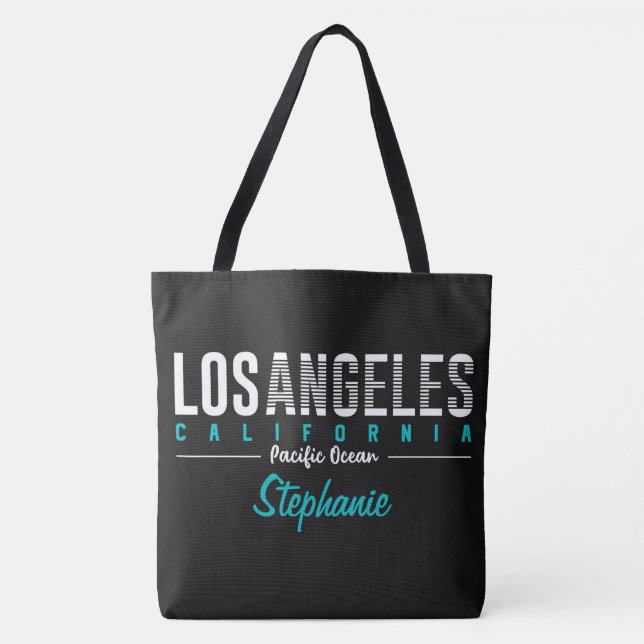 Bolso De Tela Los Ángeles California (Anverso)