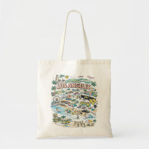 Bolso De Tela Los Ángeles California Viaje Retro