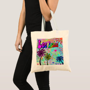 Bolso De Tela Los Ángeles Vivid Romance Tote Bag