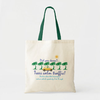 Bolso De Tela ¡Los árboles calman el tráfico!