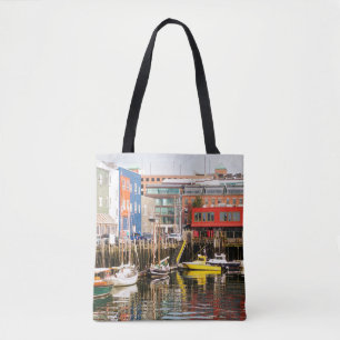 Bolso De Tela Los barcos amarraron el Portland, Maine