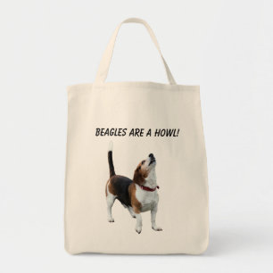 Bolso De Tela Los beagles son un perro lindo del aullido