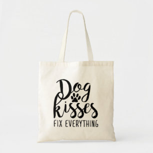 Bolso De Tela Los besos de perro arreglan todo K9 citan a un per