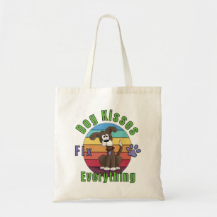 Bolso De Tela Los besos de perro lo arreglan todo