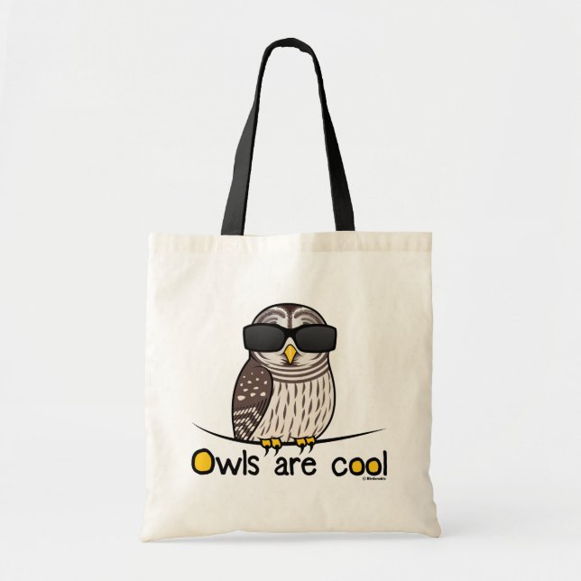 Bolso De Tela ¡Los búhos son frescos! (Frente)