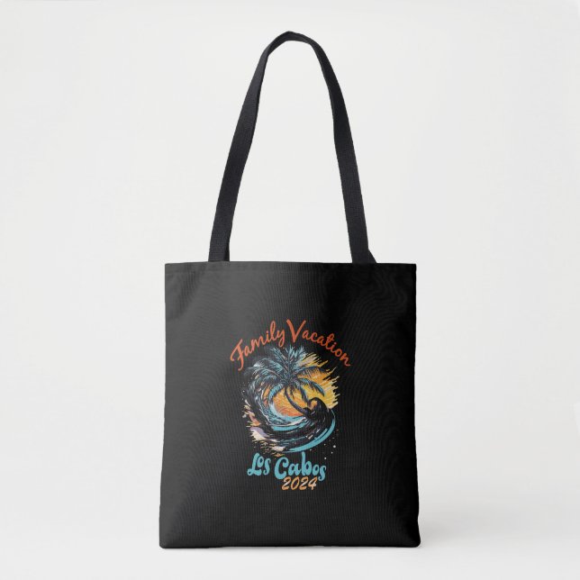 Bolso De Tela Los Cabos Mexico Stylish Vacation 2024 Souvenir (Anverso)