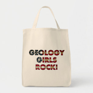 Bolso De Tela ¡Los Chicas de geología rockean! (Bandera de Estad