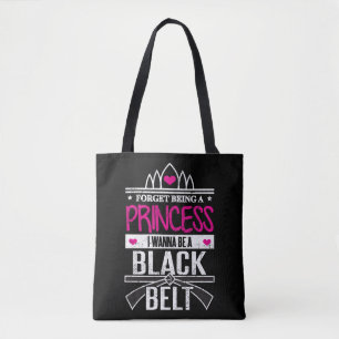 Bolso De Tela Los Chicas del karate olvidan que la princesa sea 